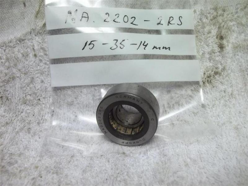Nytt Nålrullager med innerring. Nr. NA-2205-2RS ( 15-35-14 mm )