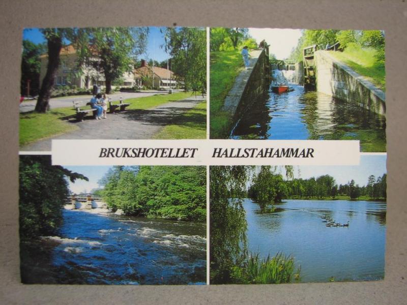 Vykort flerbild - Vyer Brukshotellet - Hallstahammar -96