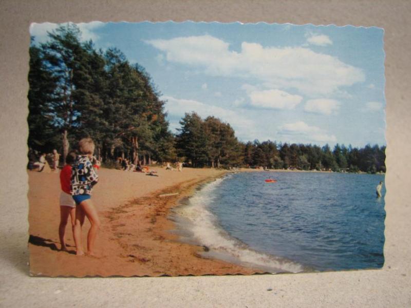 Strandbadet Orrsasjön 1971  / Dalarna 