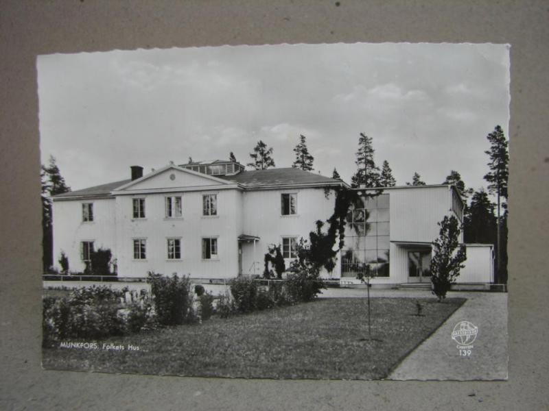 Äldre Vykort - Vy Folkets Hus i Munkfors 1959 - Pressbyrån