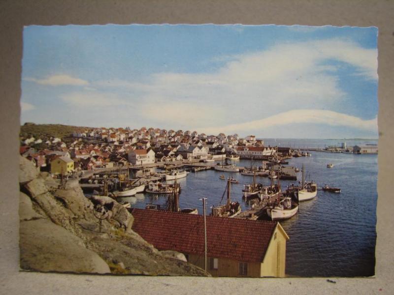 Gravarne båtar i hamnen 1970-talet - Bohuslän