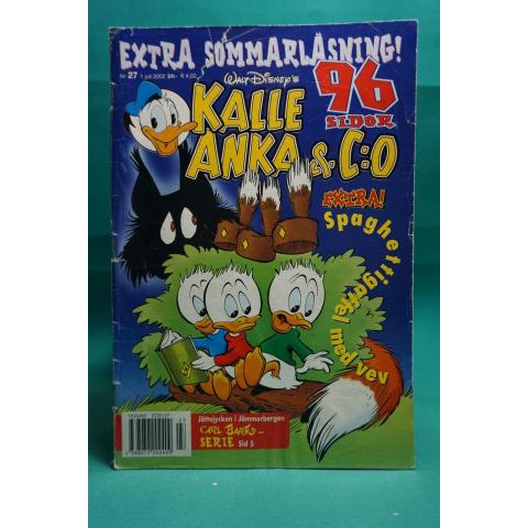 Kalle Anka & Co Nr. 27  2002 /  96 sidor