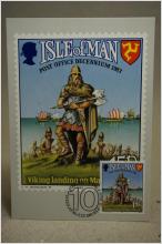 Isle of Man - Stämplat 15 P frimärke 5/7 1983 - Fint vykort