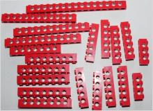 röda technic teknik LEGO specialbitar H röda 2018