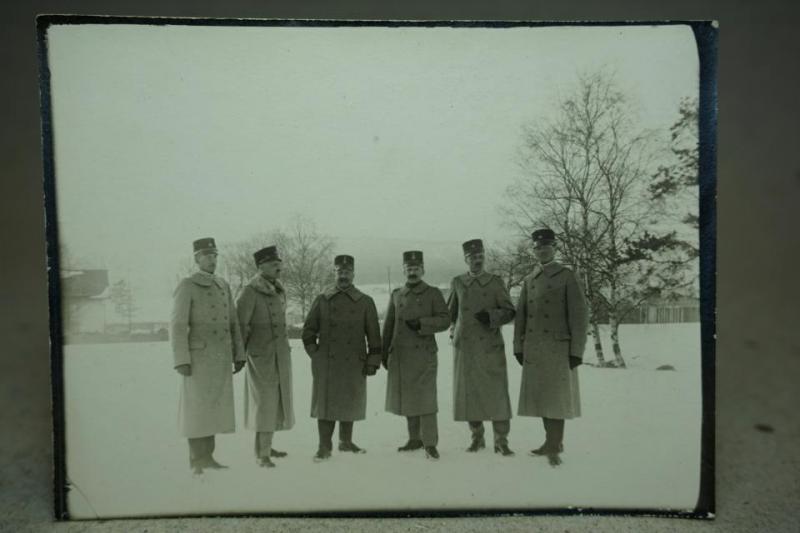 Foto Vinterklädda män i uniform