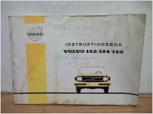 Volvo 142, 144, 145 Instruktionsbok.Svensk text 80 sidor