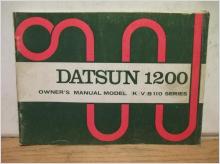 Datsun 1200 Instruktionsbok.Engelsk text 52 sid. tryckt 1972