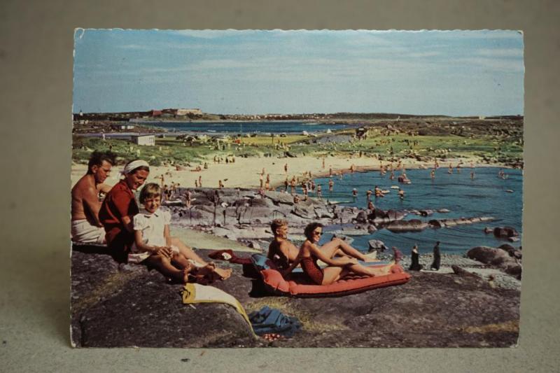 Badplats Folkliv på Getterön  1965 - Halland