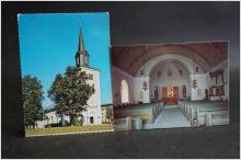 Ljungby kyrka Växjö Stift -  2 äldre vykort
