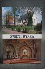 Svedvi kyrka  -  äldre vykort - Västerås Stift