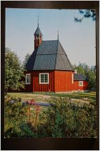 Gammlia Helena Elisabeths kyrka Ett äldre vykort Luleå Stift