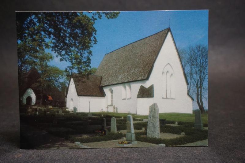 Härkeberga kyrka - Uppsala Stift // 3 äldre vykort