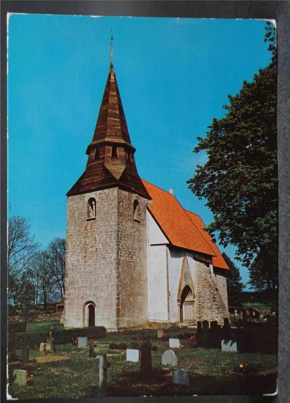 Vänge kyrka  Gotland - Visby Stift //  2 äldre vykort 