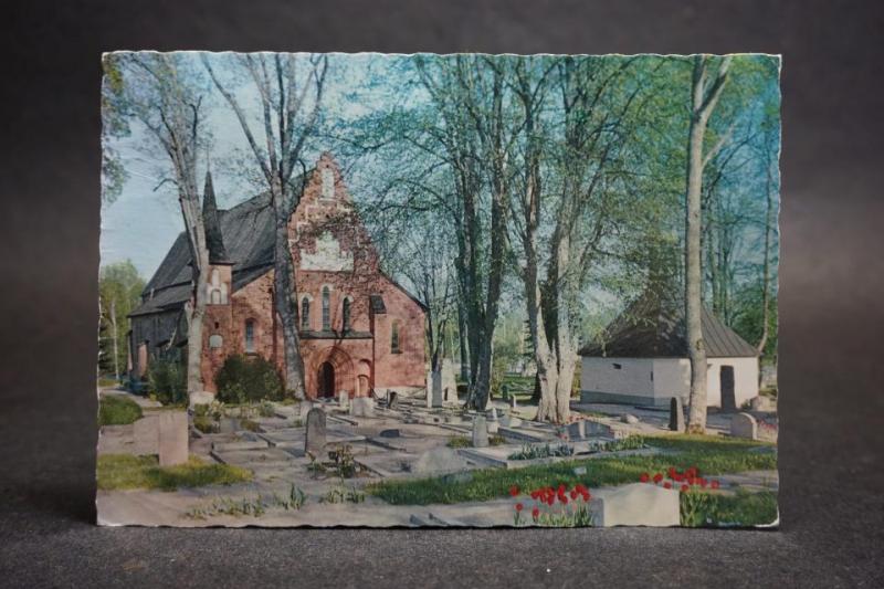 Sigtuna kyrka - Uppsala Stift //  3 äldre vykort