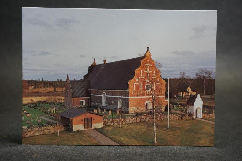 Österlövsta kyrka - Uppsala Stift //  3 äldre vykort