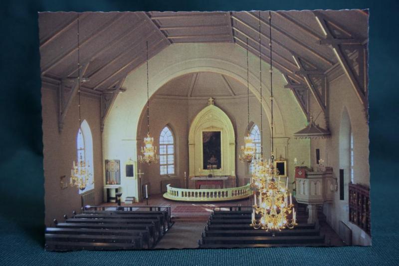 Östra Tollstads kyrka - Linköpings Stift //  1 äldre vykort