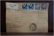 Frimärken på adresskort - stämplat 1963 - Säffle  - Borgviksbruk