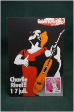 Oskrivet Vykort med fin stämpel över Cirkus - Europa 8 kr frimärke  på framsidan Maximikort nr: 189