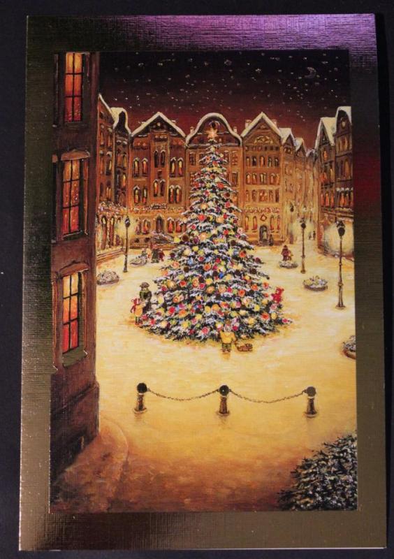 Julkort från Munmålare