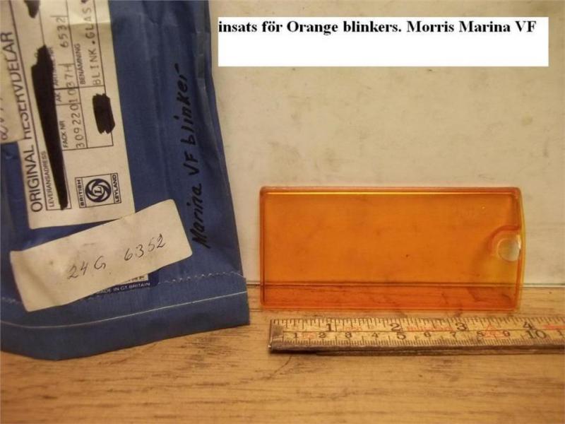 Morris Marina VF. Insats för Orange blinkers. 24G-6352