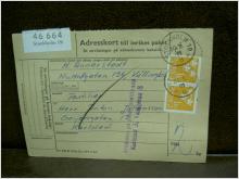 Paketavi med stämplade frimärken - 1961 - Stockholm 19 till Karlstad  