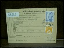 Paketavi med stämplade frimärken - 1961 - Stockholm 5 till Slottsbron
