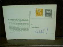 Paketavi med stämplade frimärken - 1961 - Karlstad till Karlstad
