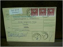 Paketavi med stämplade frimärken - 1962 - Göteborg 2 till Skåre