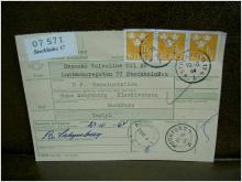 Paketavi med stämplade frimärken - 1964 - Stockholm 17 till Munkfors
