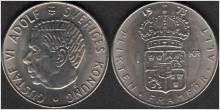 Sverige - 1 krona 1973 bra skick