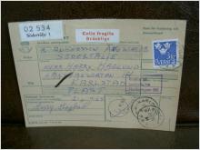 Bräckligt + Paketavi med stämplade frimärken - 1964 - Södertälje 1 till karlstad