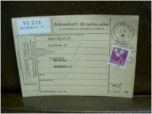 Paketavi med stämplade frimärken - 1962 - Stockholm 4 till Munkfors