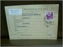 Paketavi med stämplade frimärken - 1962 - Stockholm 7 till Munkfors