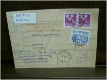 Paketavi med stämplade frimärken - 1962 - Sundbyberg 1 till Munkfors