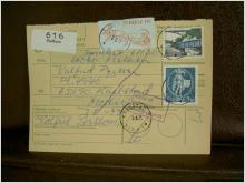 Paketavi med stämplade frimärken - 1973 - Molkom till Karlstad