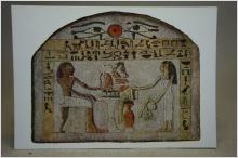 Egyptisk konst Äldre vykort oskrivet