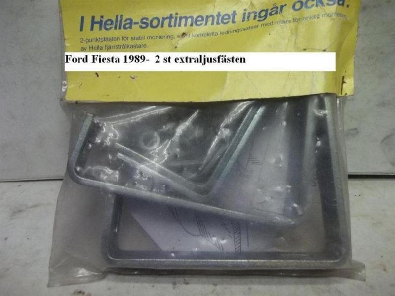 Ford Fiesta 1989- . 2 st Nya extraljusfästen