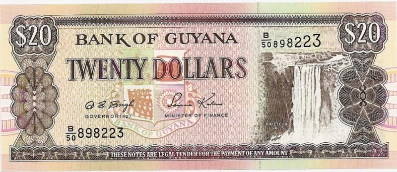 Guyana - 20 Dollars (7 M1)