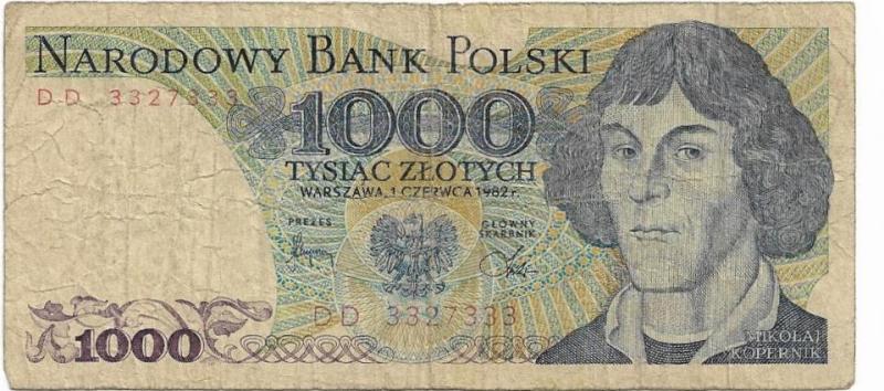 Polen - 1000 Zlotych - 1982 (7 M1)