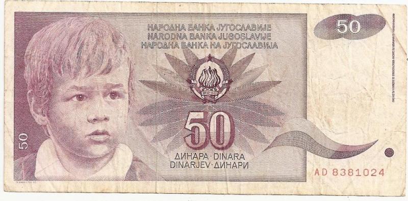 Jugoslavien - 50 Dinar - 1990 (8 M2)