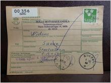 Frimärken på adresskort - stämplat 1964 - Säffle - Sunne