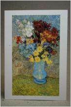 Vincent Van Gogh - Fleurs Dans un Vase Bleu -  ( Kommer från ett äldre kortlager 1950-1980-talet )