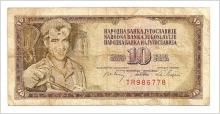 Jugoslavien - 10 Dinar (11 M1)