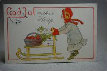 Antikt vykort - God Jul 1911