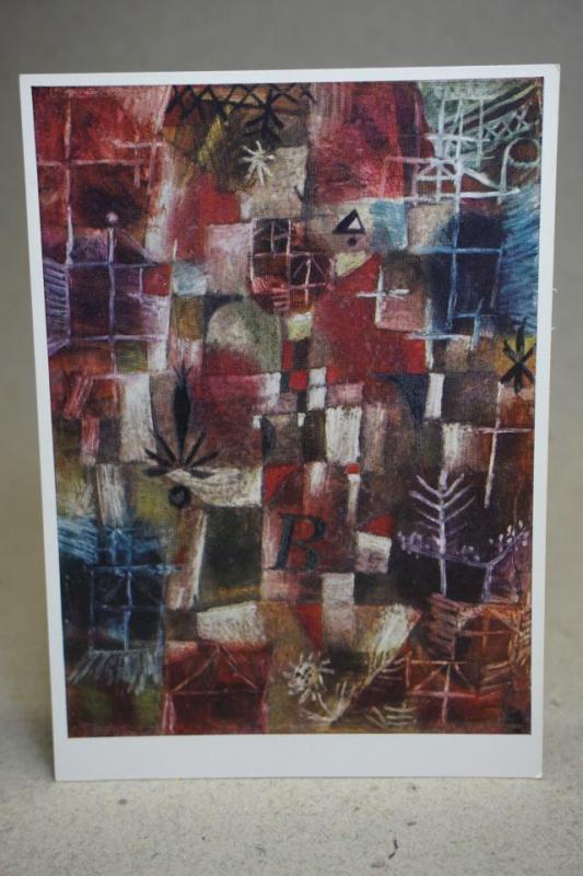 Paul Klee -  ( oskrivet vykort från ett äldre kortlager )