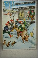 Julkort - Erik Forsman  - Oskrivet vykort 