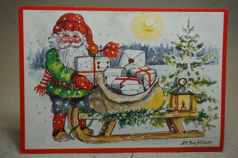 Julkort  - AM Bia Nilsson