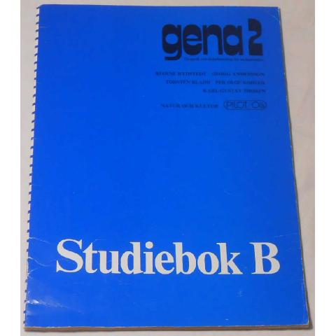 gena 2 Studiebok B av Rydstedt, Andersson, Bladh, Köhler & Thorén; från 80-talet