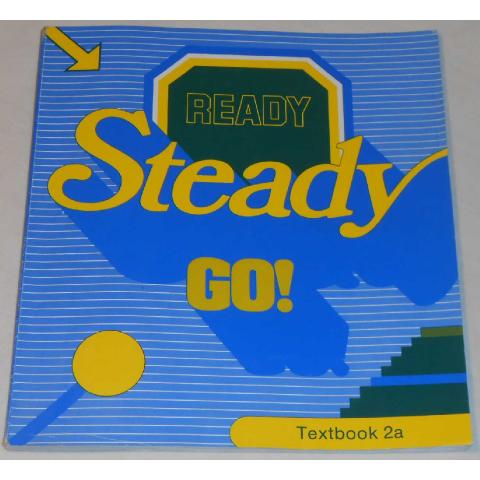 Ready Steady Go - Textbook 2a av Bo Hedberg & Phillinda Parfitt; från 80-talet