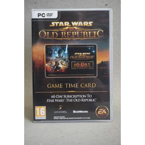 Star Wars The old Republic Game Time Card